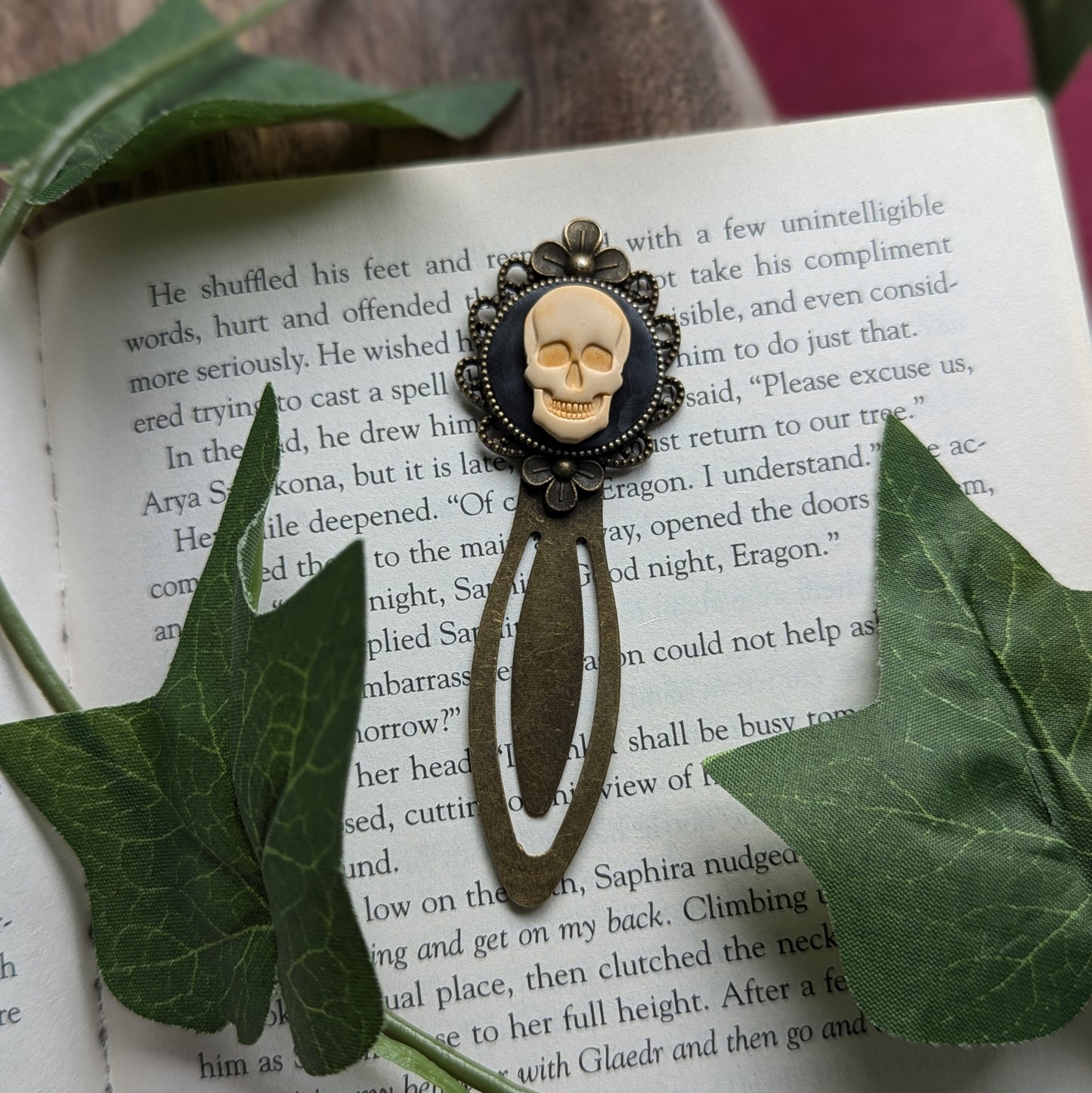 Skull Metal Bookmark