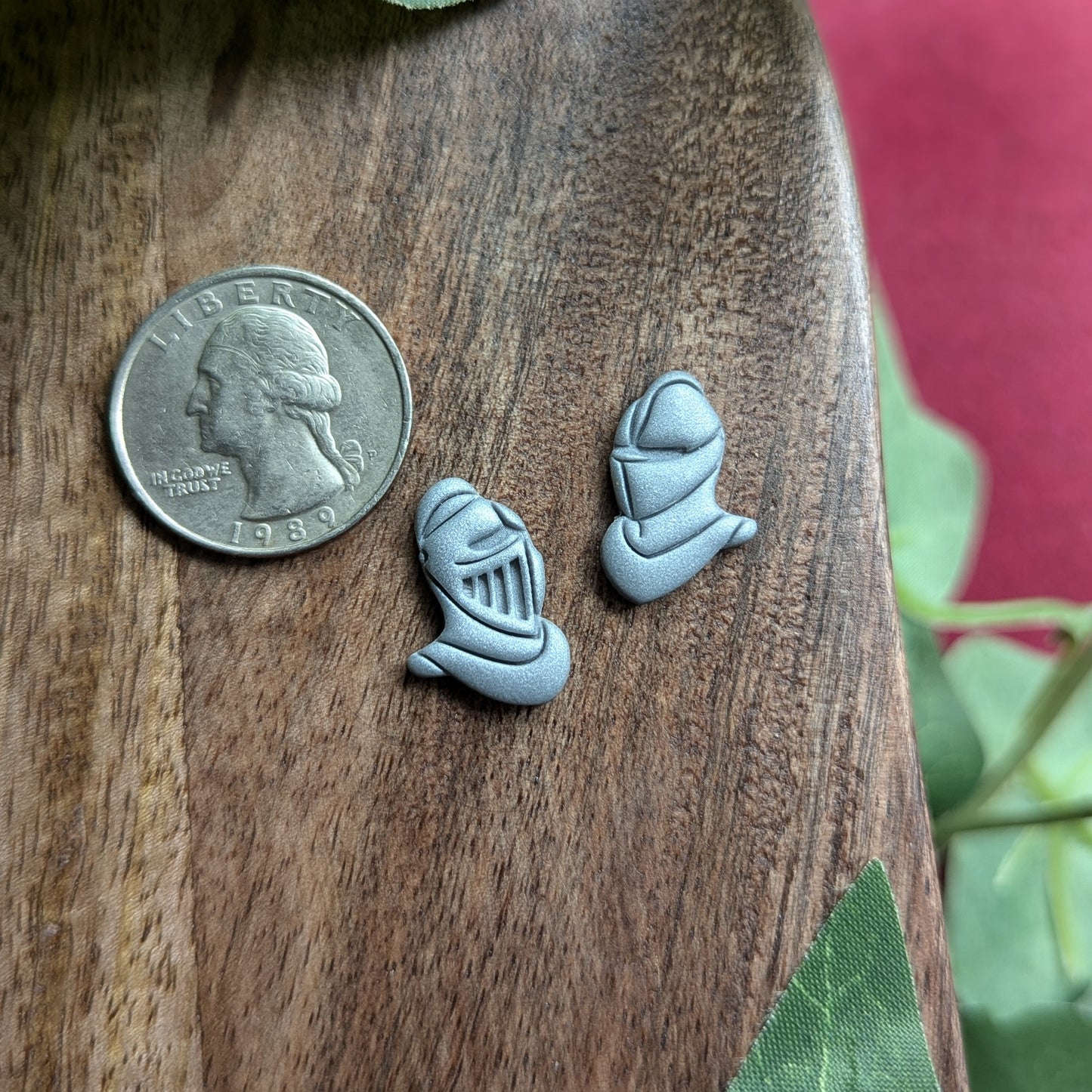 Mismatched Knight Helmet Studs