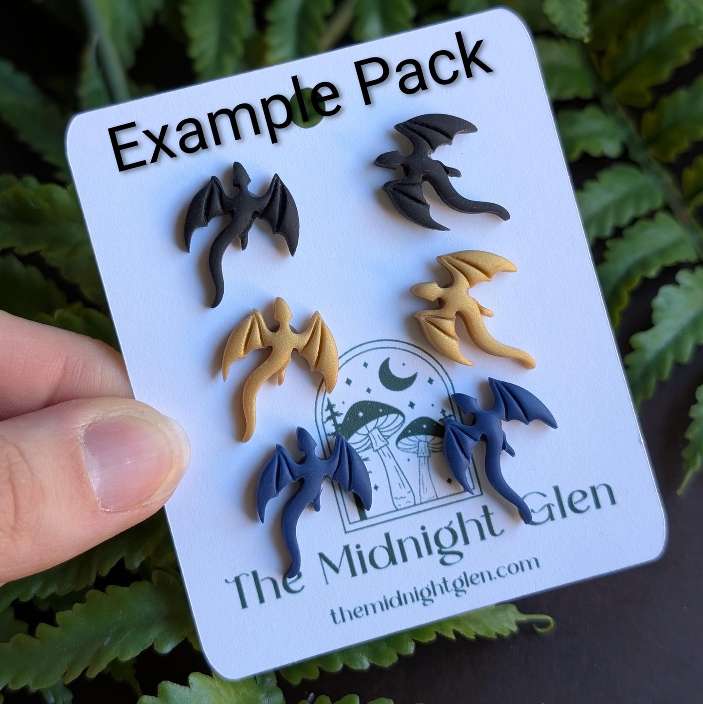 Handmade Dragon Studs, Build Your Own Fantasy Stud Pack