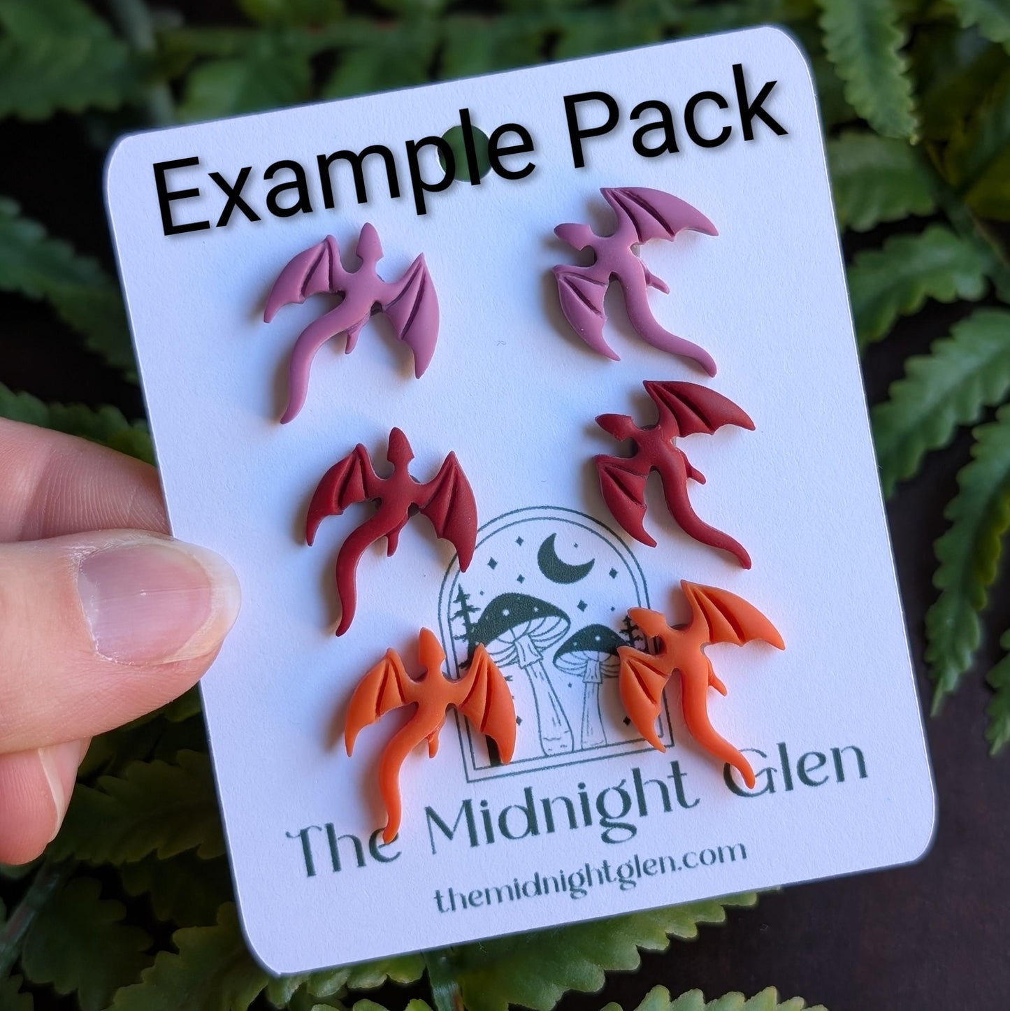 Handmade Dragon Studs, Build Your Own Fantasy Stud Pack