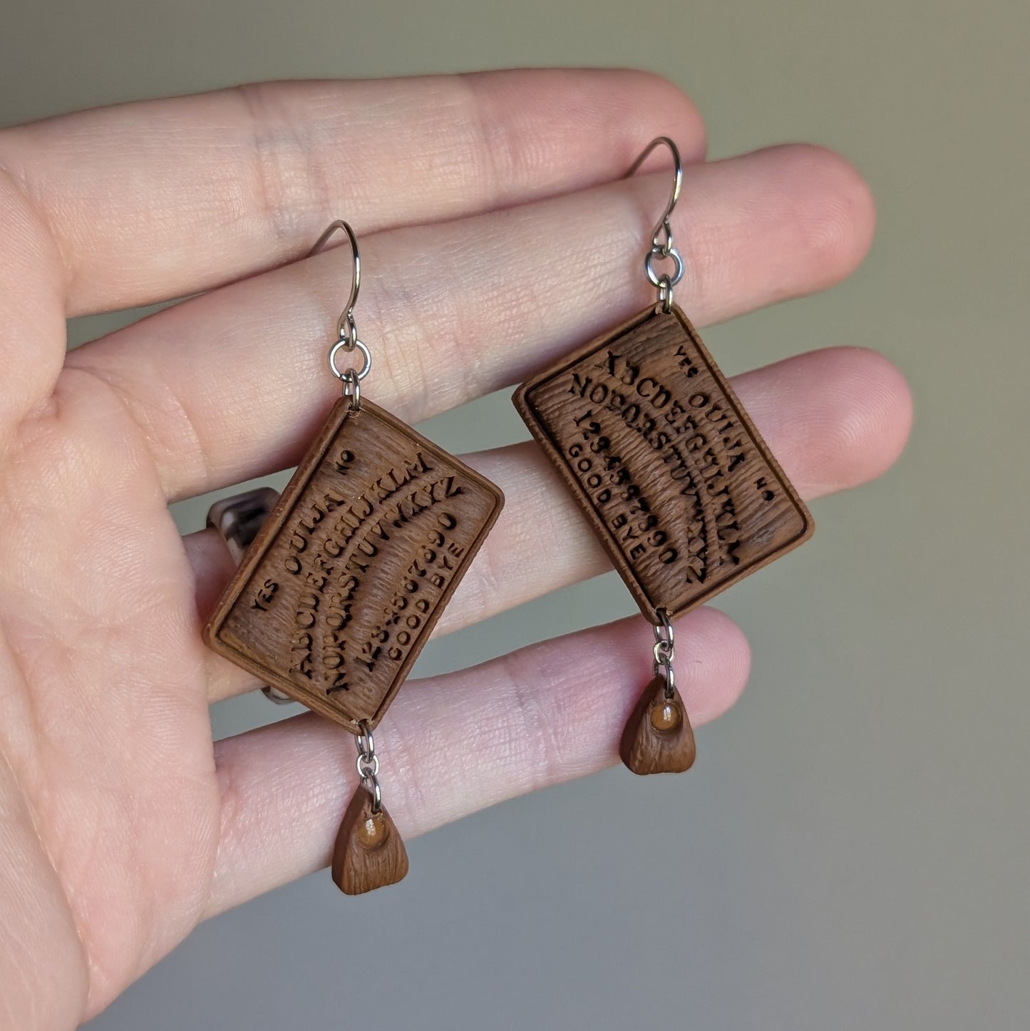 Ouija Board Dangle Earrings