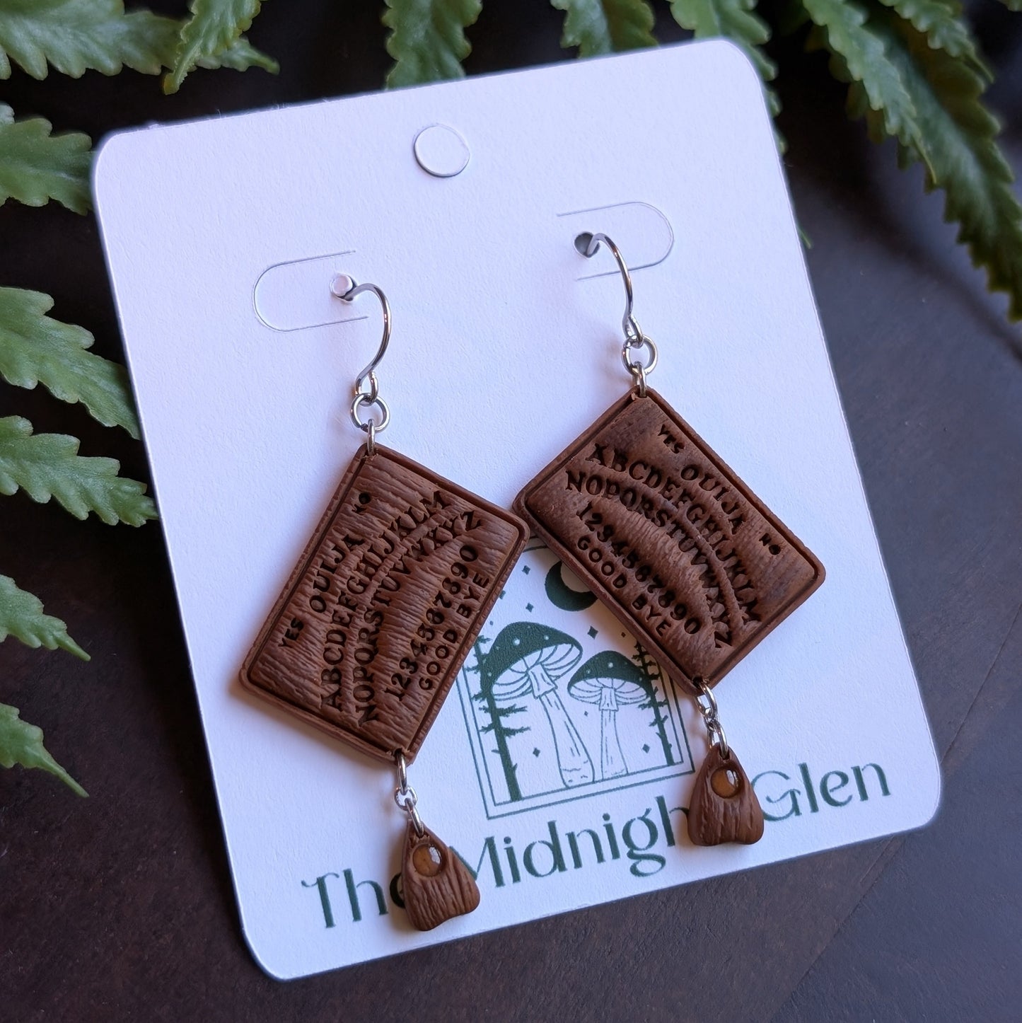 Ouija Board Dangle Earrings