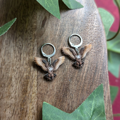 Owl Huggie Hoops