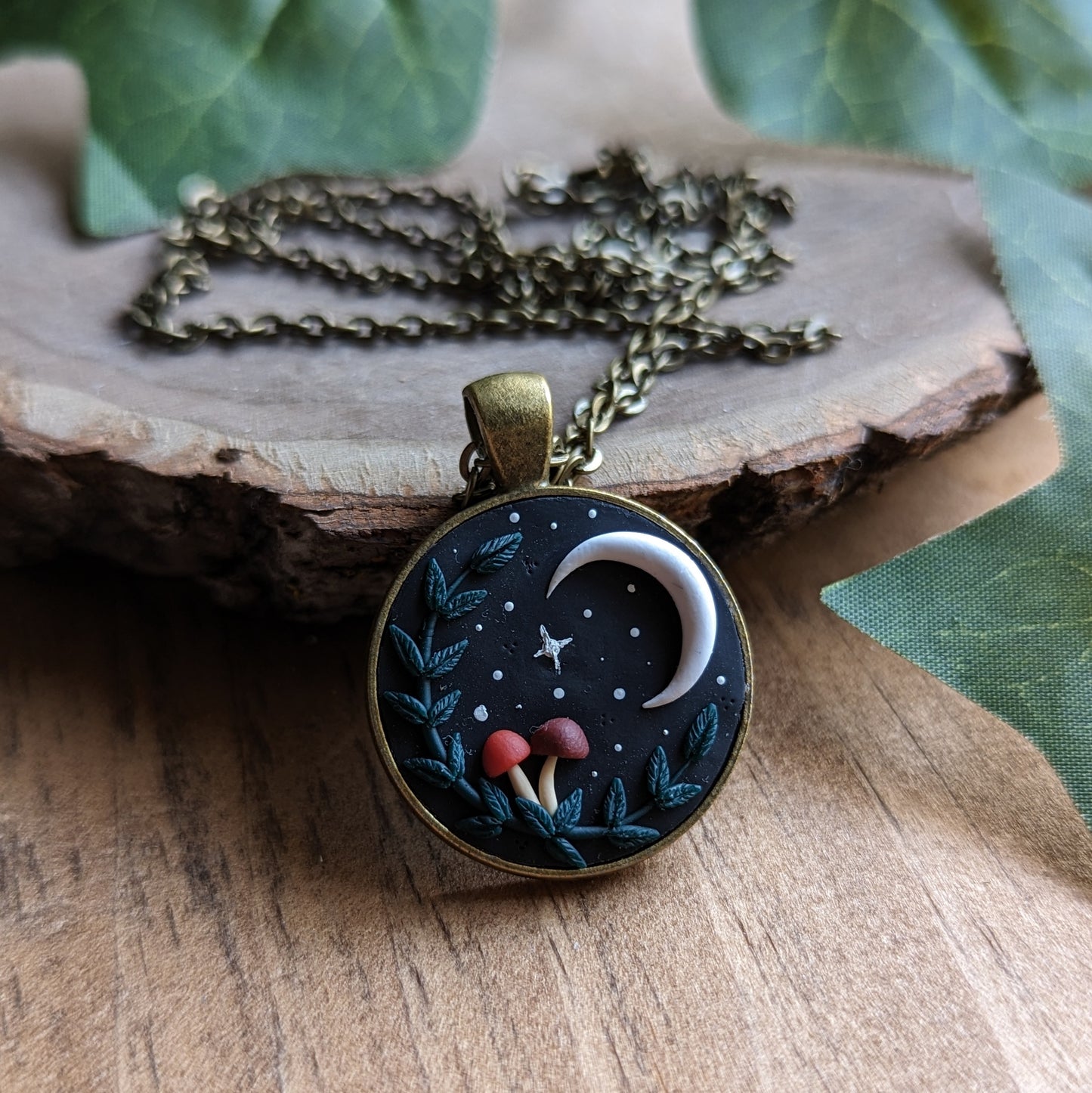 Mushroom Night Pendant