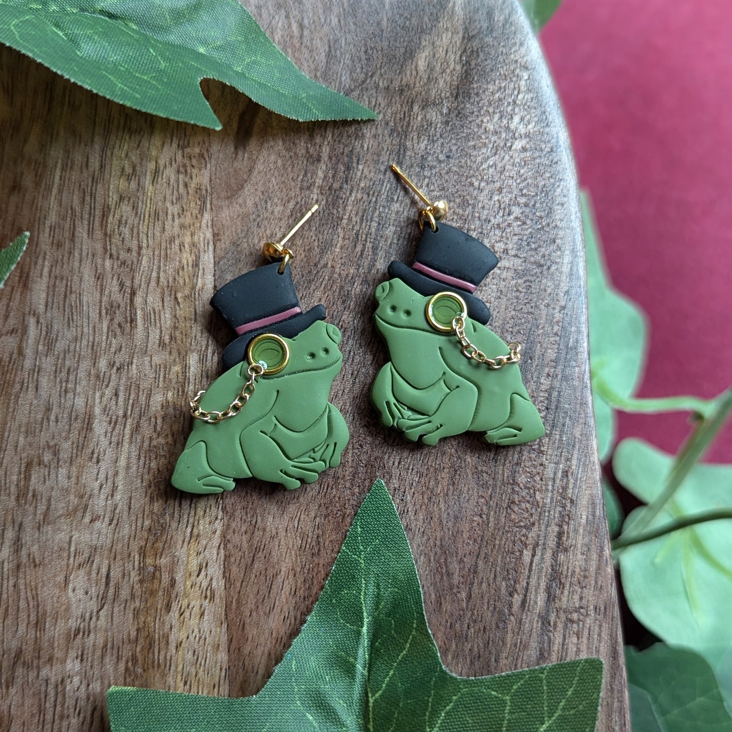 Mr. Frog Stud Earrings