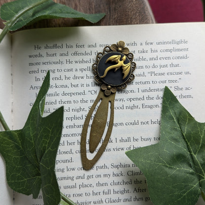 Gold Dragon Metal Bookmark