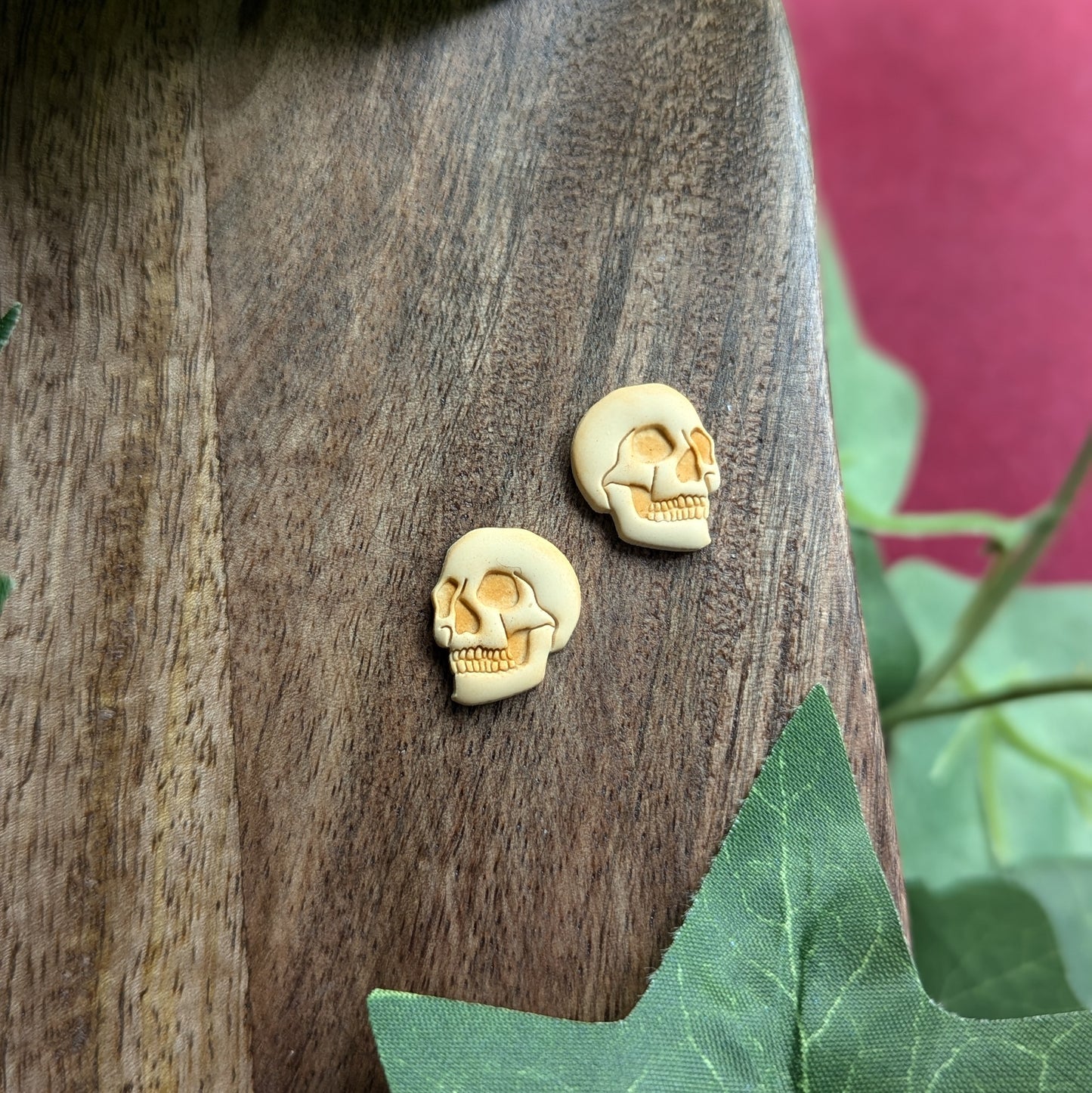 Skull Side Profile Studs