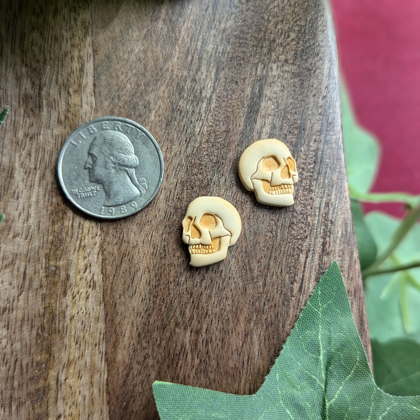 Skull Side Profile Studs