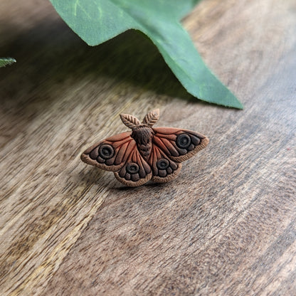 Emperor Moth Pin