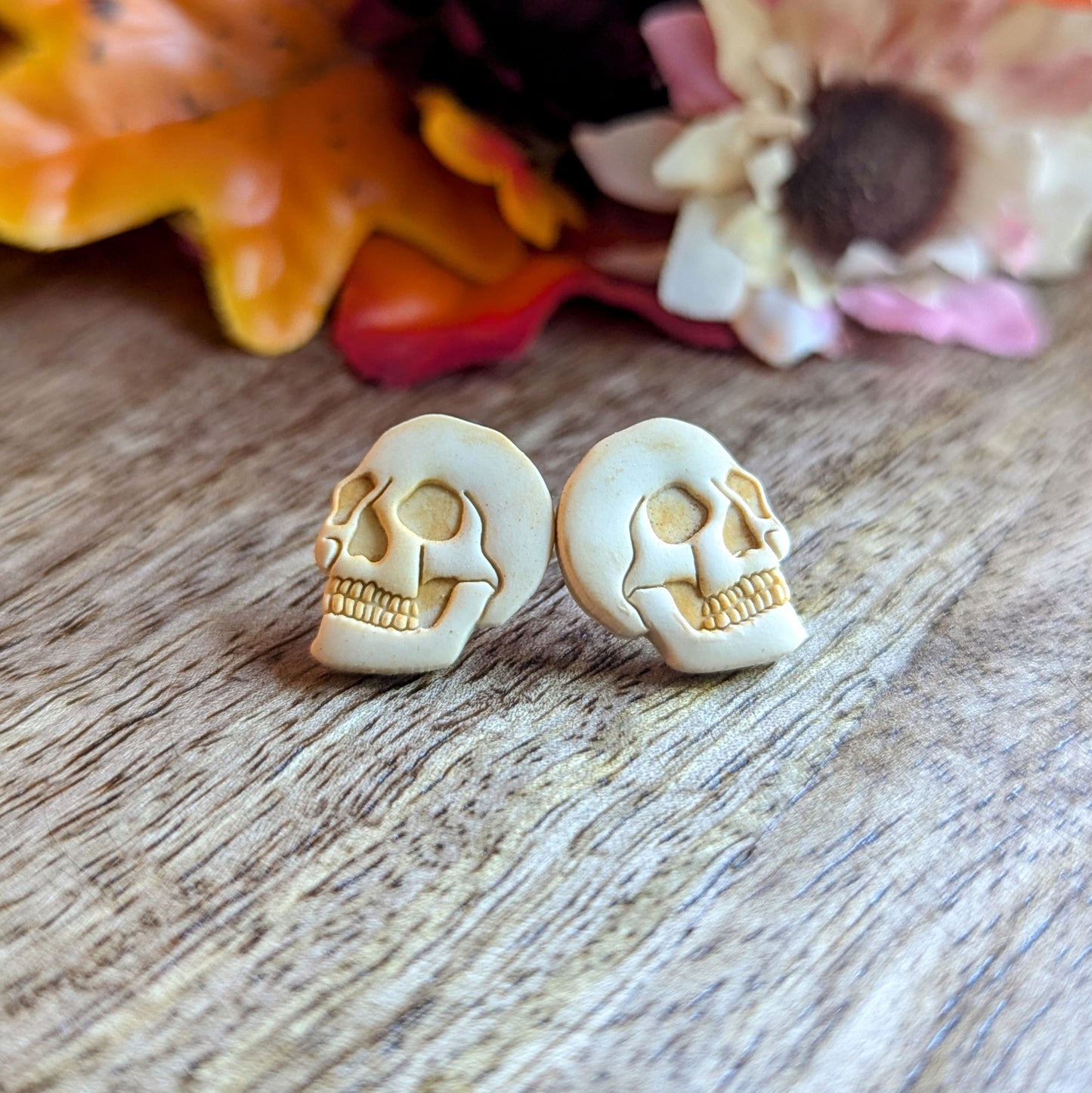 Skull Side Profile Studs