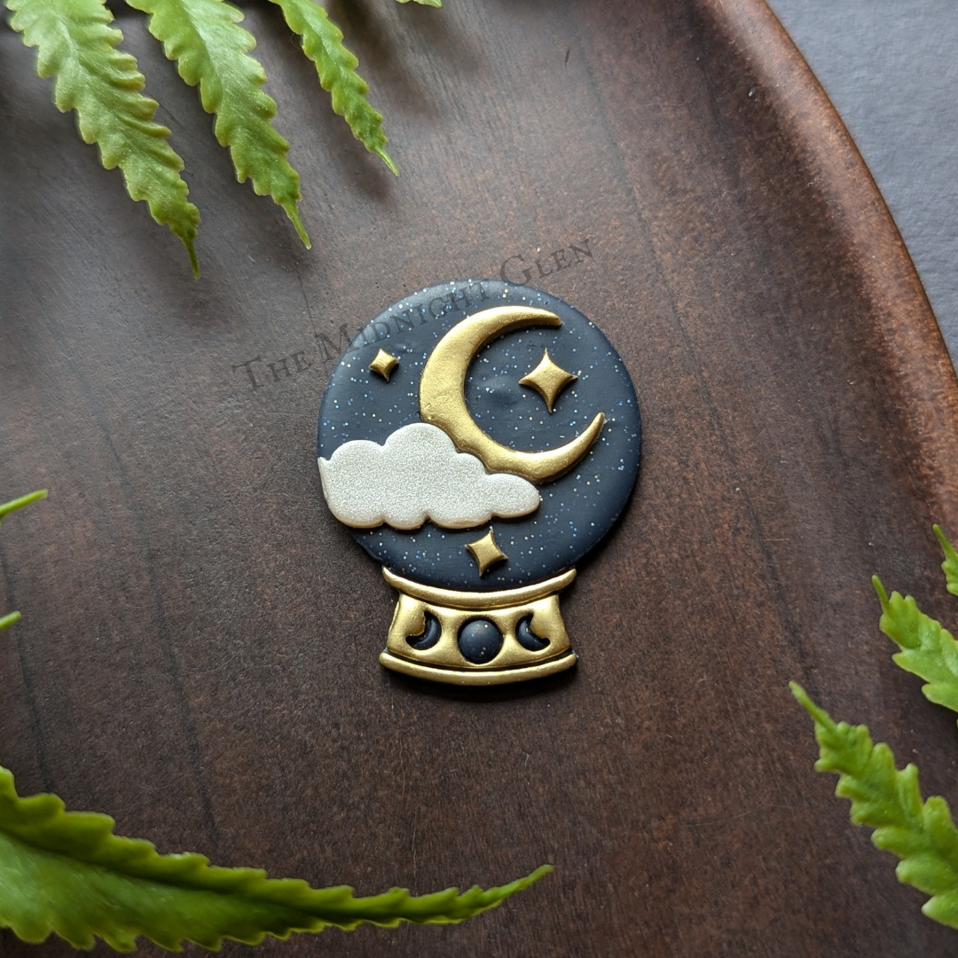 Celestial Crystal Ball Pin