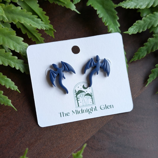 Blue Dragon Studs