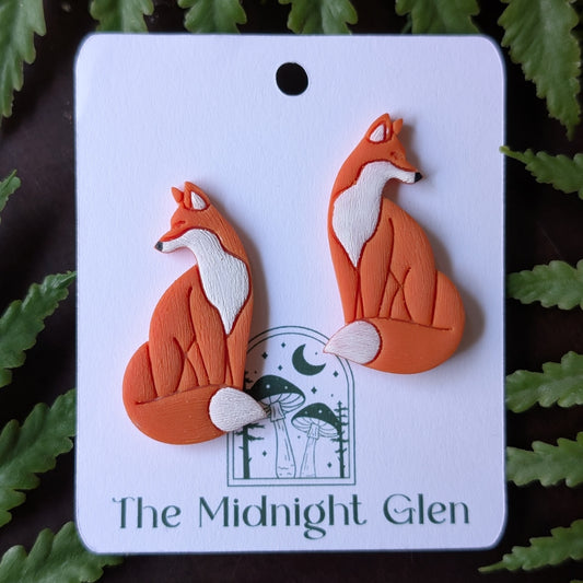 Mirrored Fox Pin Set