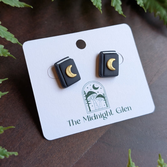 Moon Book Studs