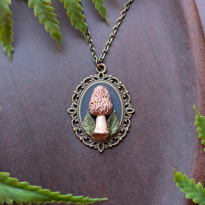 Morel Brass Pendant
