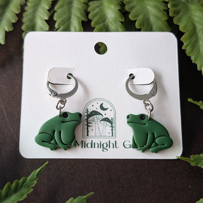 Frog Dangle Earrings
