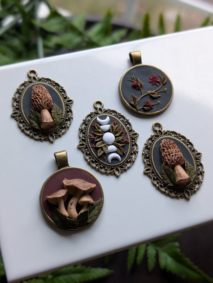 Morel Brass Pendant